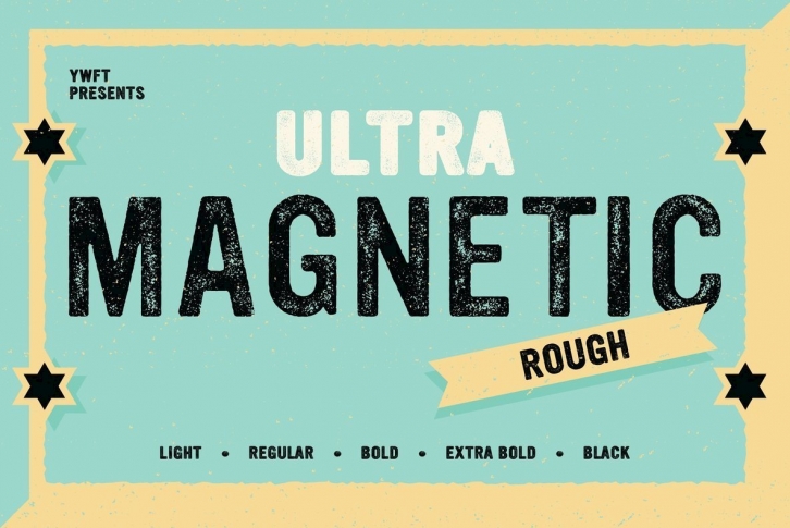 YWFT Ultramagnetic Rough Font Download