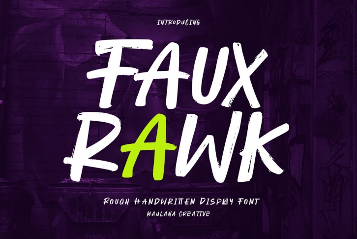 Fauxrawk Font Download