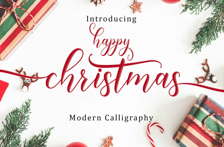 Happy Christmas Font Download