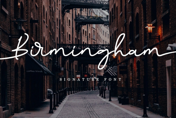 Birmingham Signature Font Download