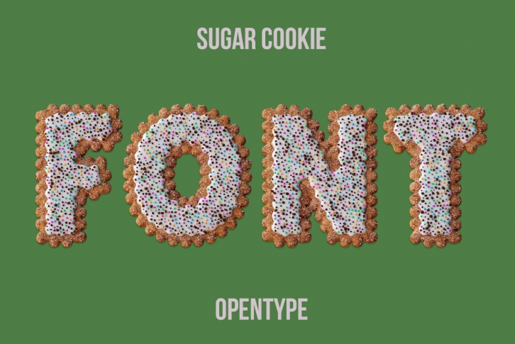 Sugar Cookie SVG Font Download