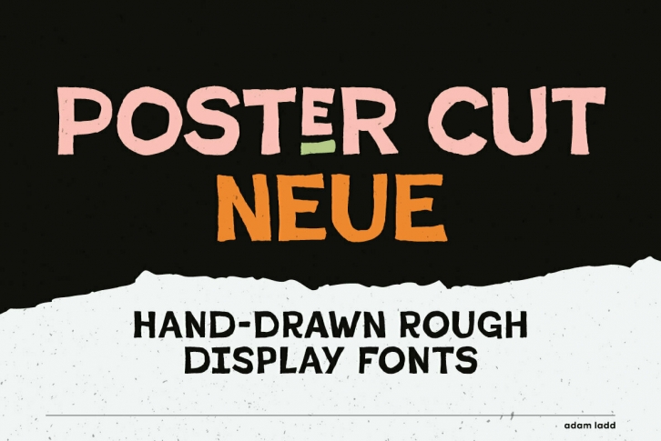 Poster Cut Neue Font Download