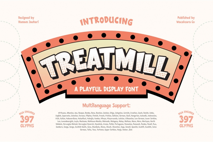 Treatmill Font Download