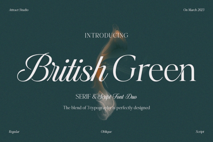 British Green Font Download