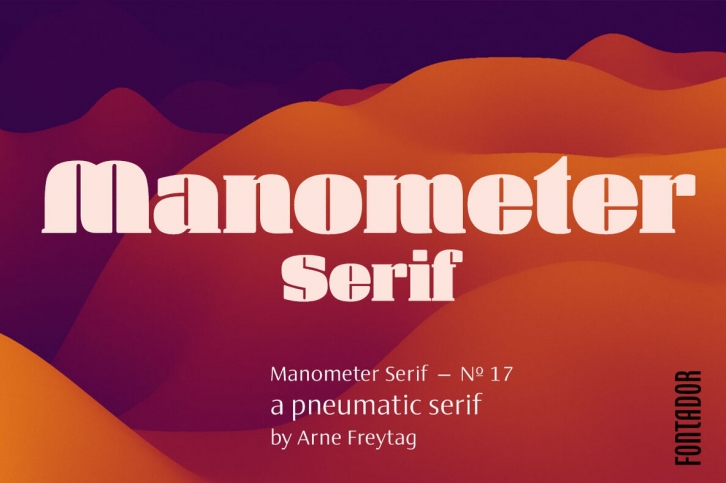 Manometer Serif Font Download