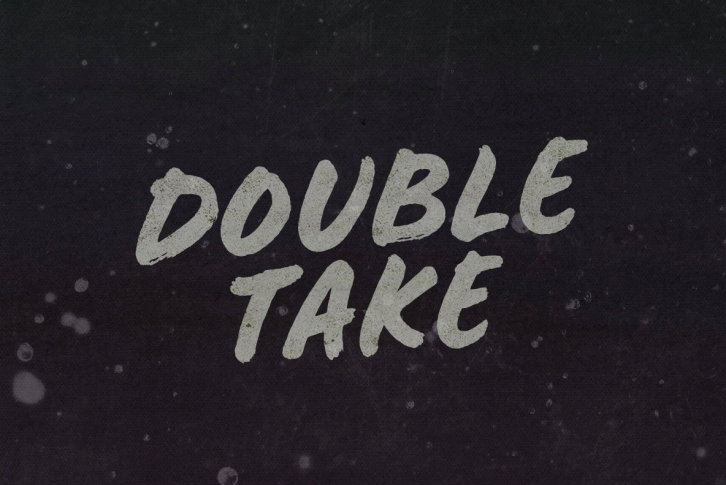 Double Take Font Download