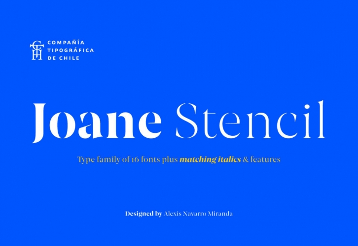 Joane Stencil Font Download