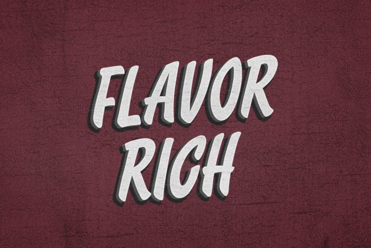 Flavor Rich Font Download