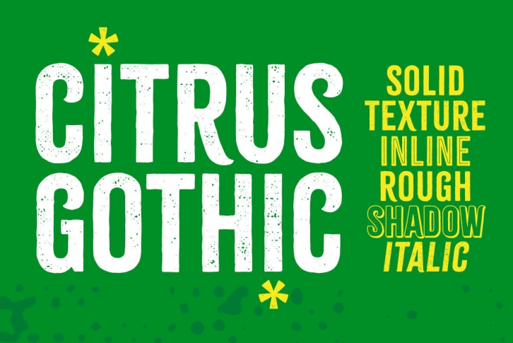 Citrus Gothic Font Download