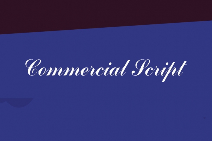 Commercial Script Font Download