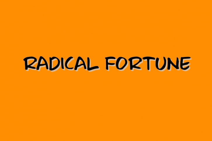 Radical Fortune Font Download