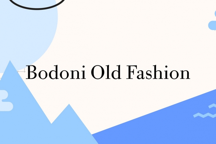 URW Bodoni Old Fashion Font Download