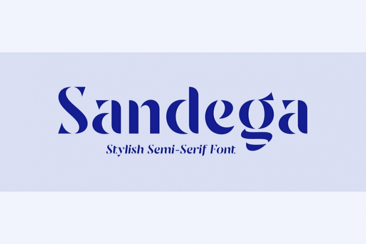 Sandega Font Download