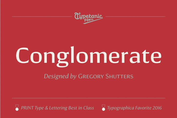 Conglomerate Font Download