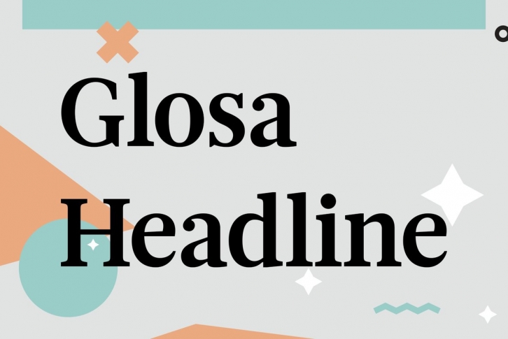 Glosa Headline Font Download