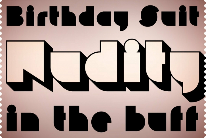 Nudity PB Font Download