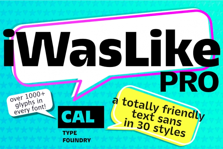 CAL iWasLike Pro Font Download