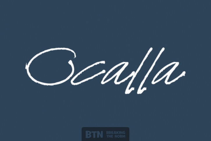 Ocalla Hand Font Download