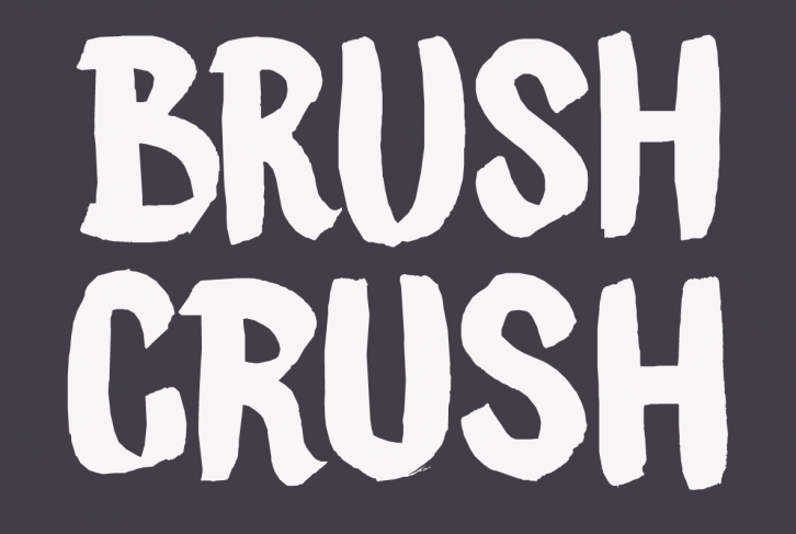 Brush Crush Font Download