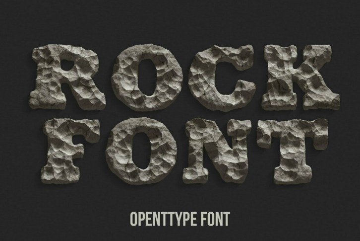 Rock SVG Font Download