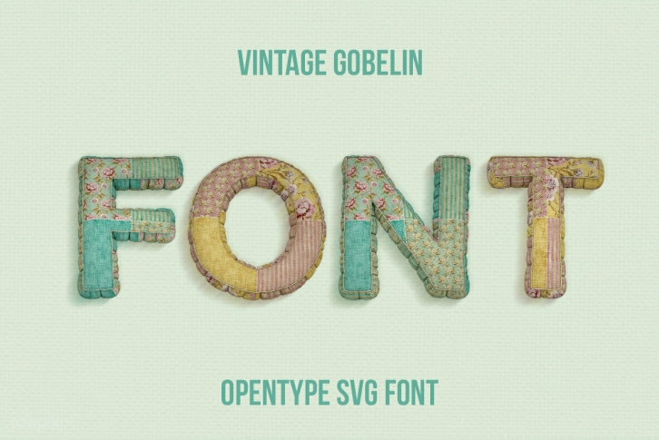 Vintage Gobelin SVG Font Download