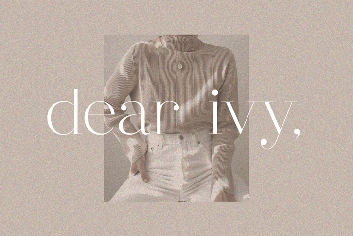 dear ivy Font Download