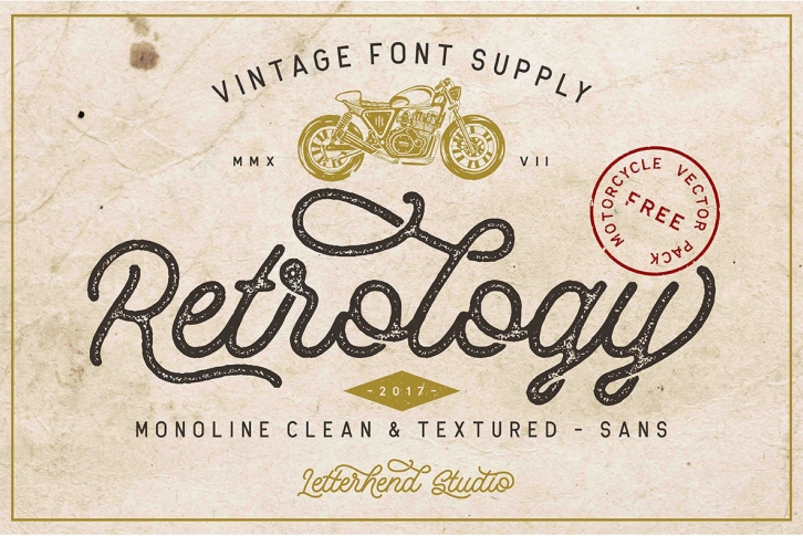 Retrology Monoline Font Download