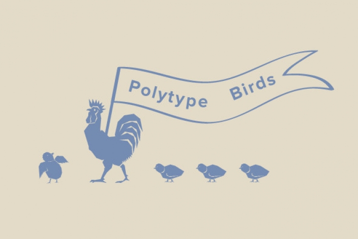 Polytype Birds One Font Download