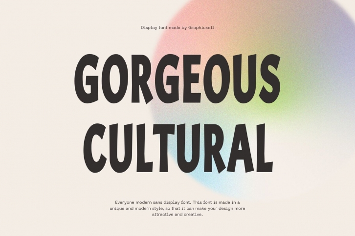 Gorgeous Cultural Font Download