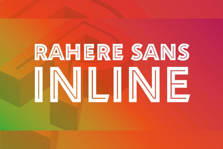 Rahere Sans Inline Font Download