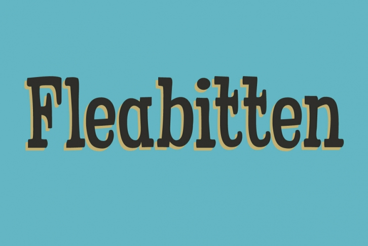 Fleabitten Font Download