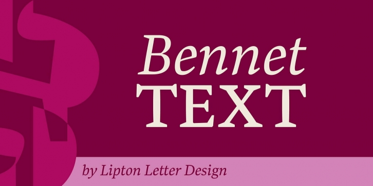 Bennet Text Font Download