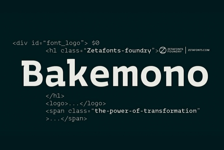 Bakemono Font Download