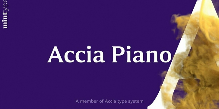 Accia Piano Font Download