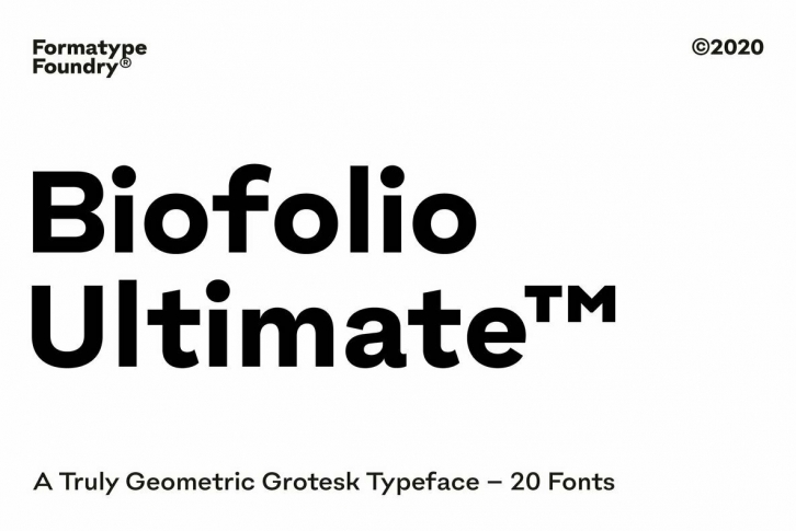 Biofolio Ultimate Font Download