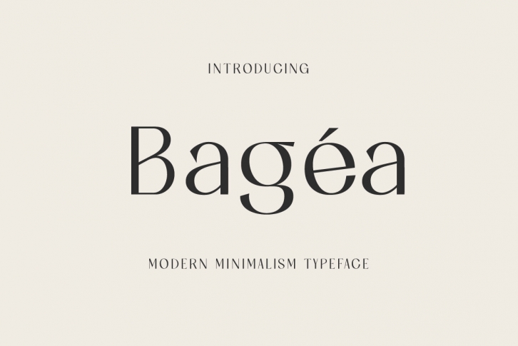 Bagea Font Download