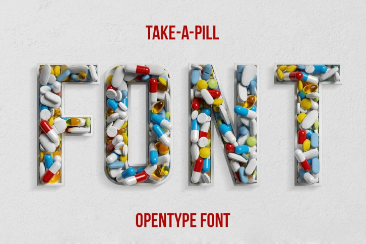 Take A Pill SVG Font Download