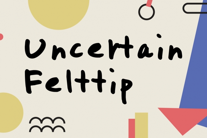 Uncertain Font Download