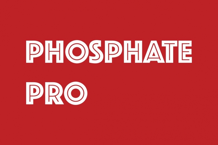 Phosphate Pro Font Download