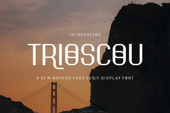 Trioscou - Font Font Download