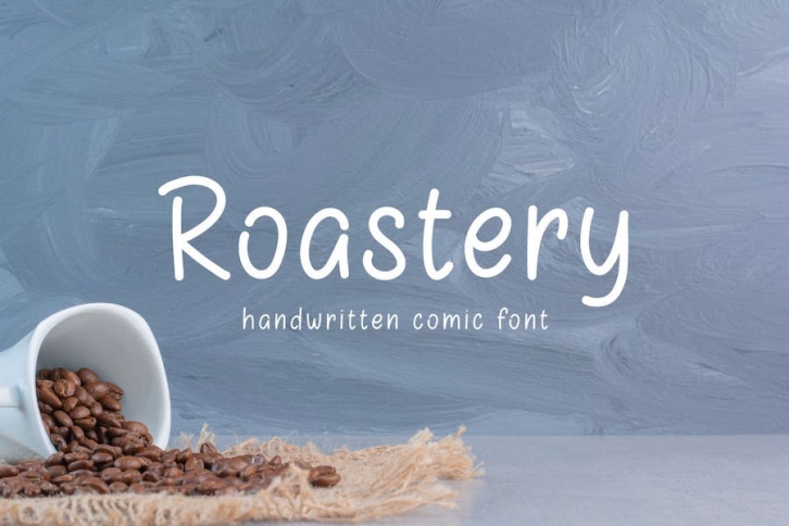 Roastery - Handwritten Comic Font Font Download