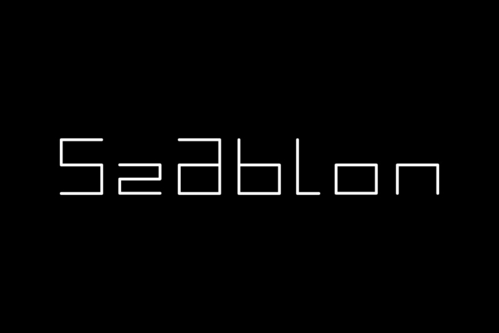 Szablon Font Download