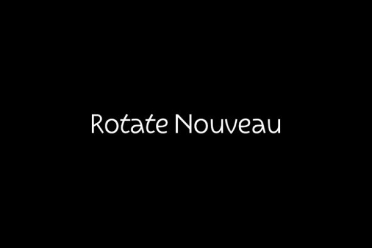 Rotate Nouveau Font Download