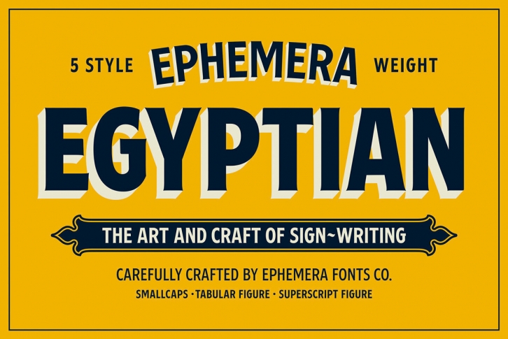 Ephemera Egyptian Font Download