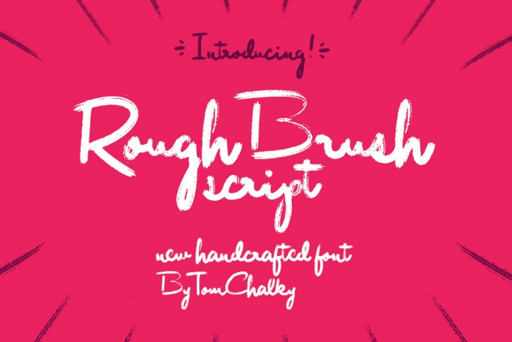 Rough Brush Font Download