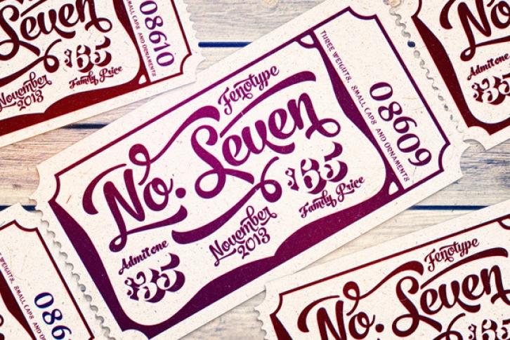 No Seven Font Download