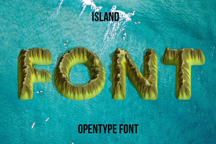 Island SVG Font Download