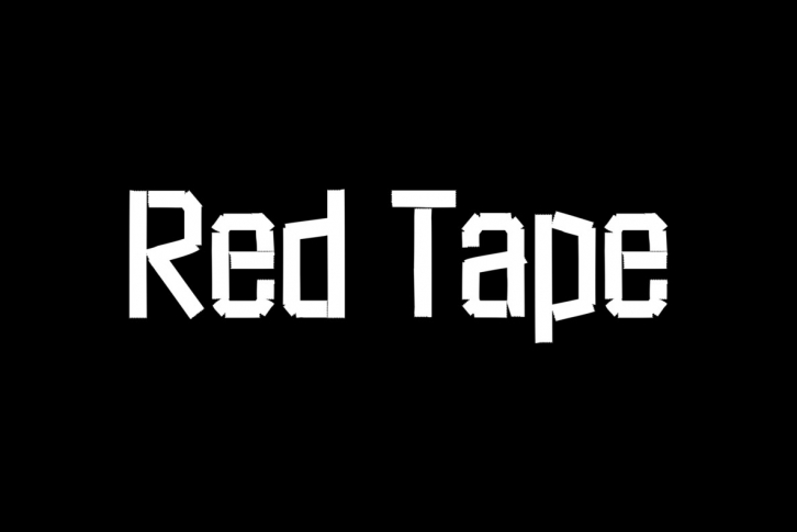 Red Tape Font Download