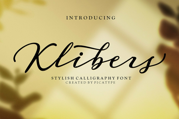 Klibers Script Font Download