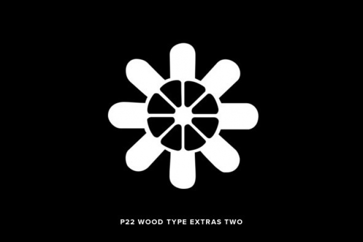 P22 Wood Type Extras Two Font Download